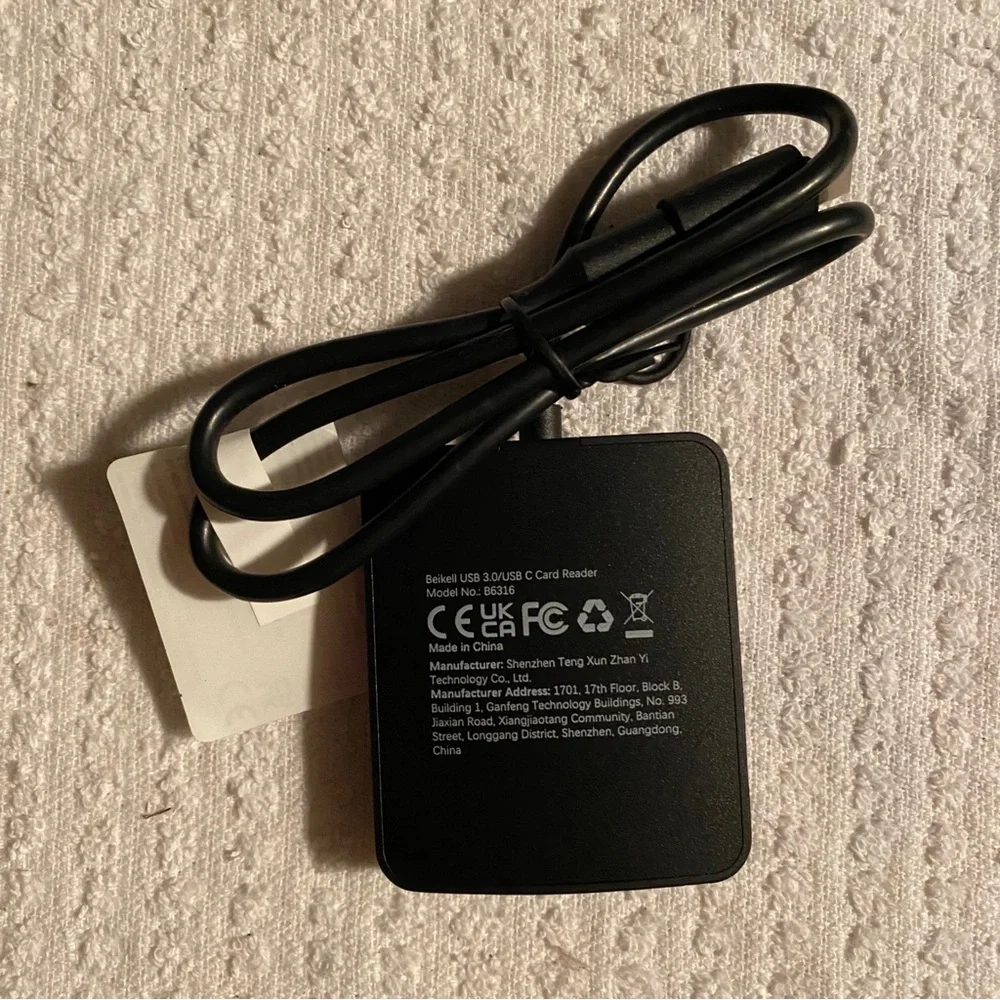Beikell 4 in 1 Dual Connector USB/USB-C to Micro SD Memory Card Reader